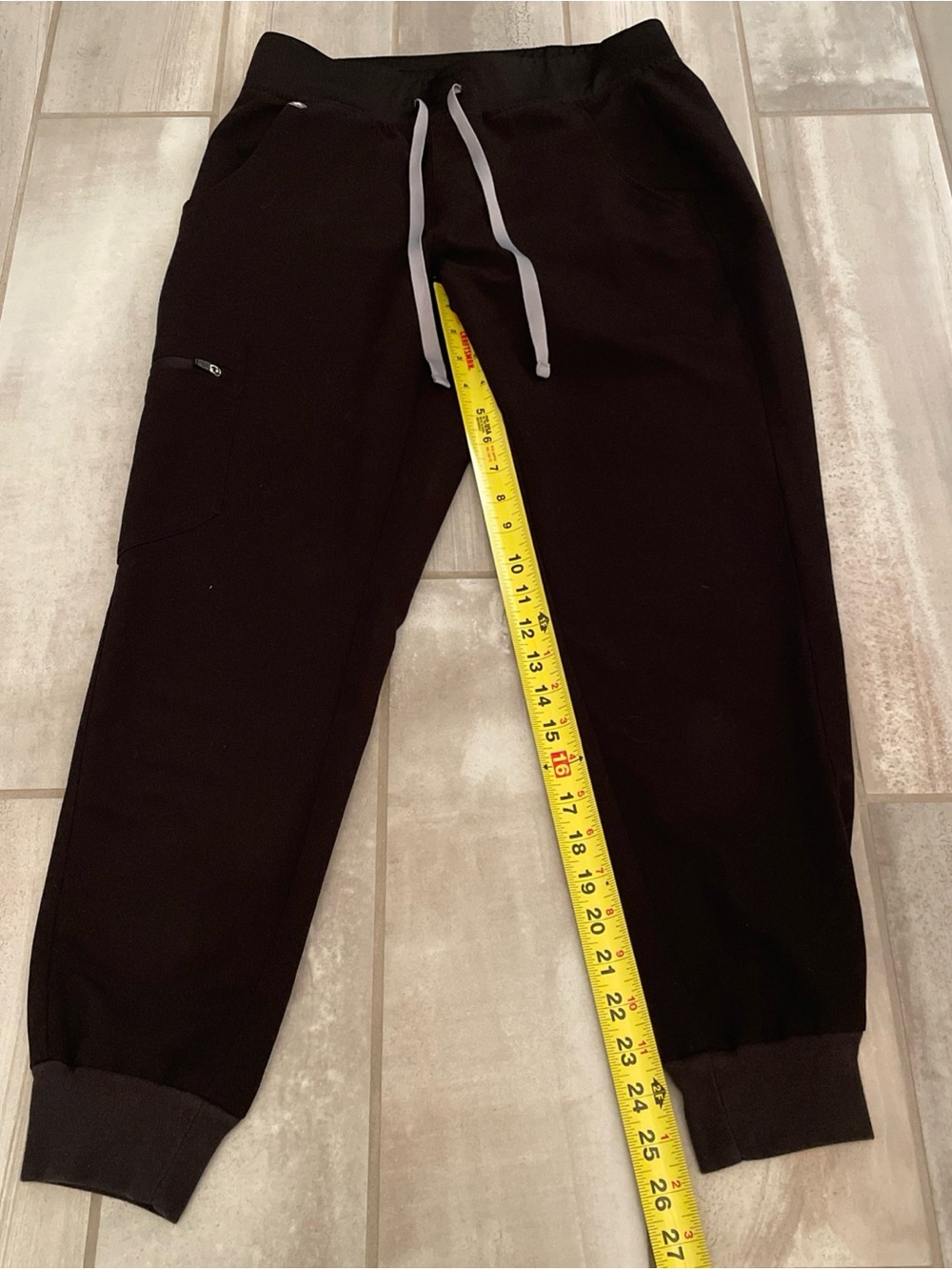 Figs Black PO 1772 Zamora Jogger Scrub Pants Bottoms Women’s SP/Small Petite - Picture 5 of 6